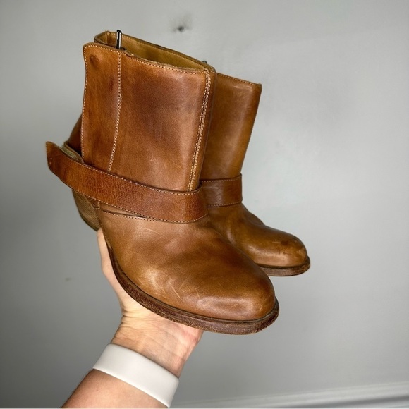 VPT by LD Tuttle Brown Leather Strap Boot Womens EU 36 US 6 - Picture 2 of 13
